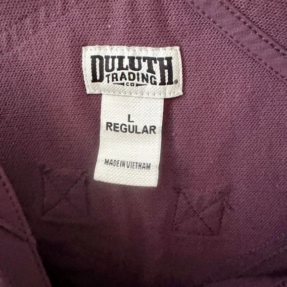 Duluth Trading Co Flexpedition Bib Overalls in Elderberry, size L - Picture 5 of 7